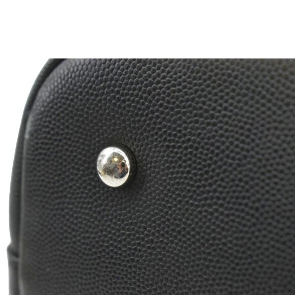 CHANEL  Coco Eyelets Large Leather Shopping Tote Shoulder Black - Picture 11 of 16